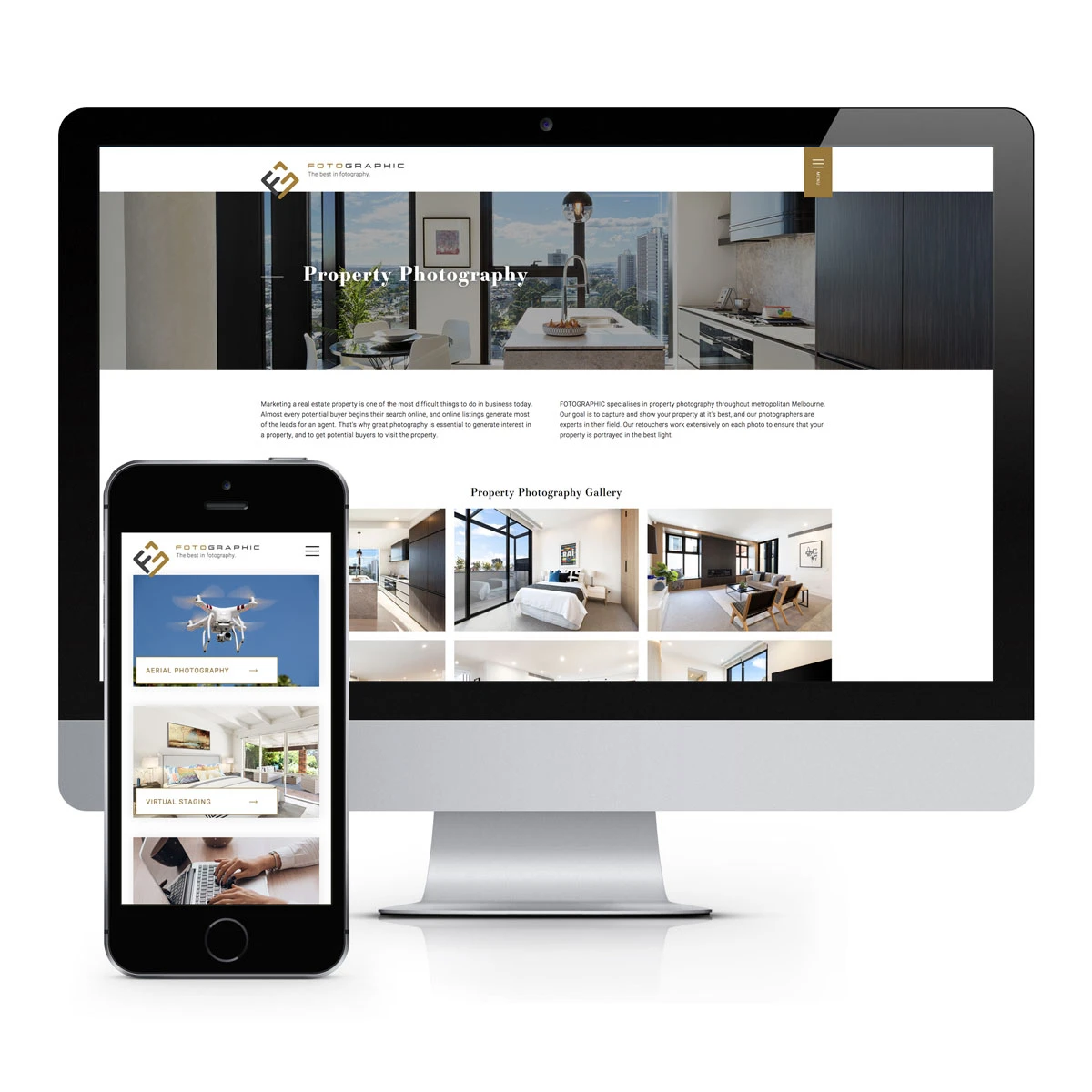 Custom Website Design for Fotographic