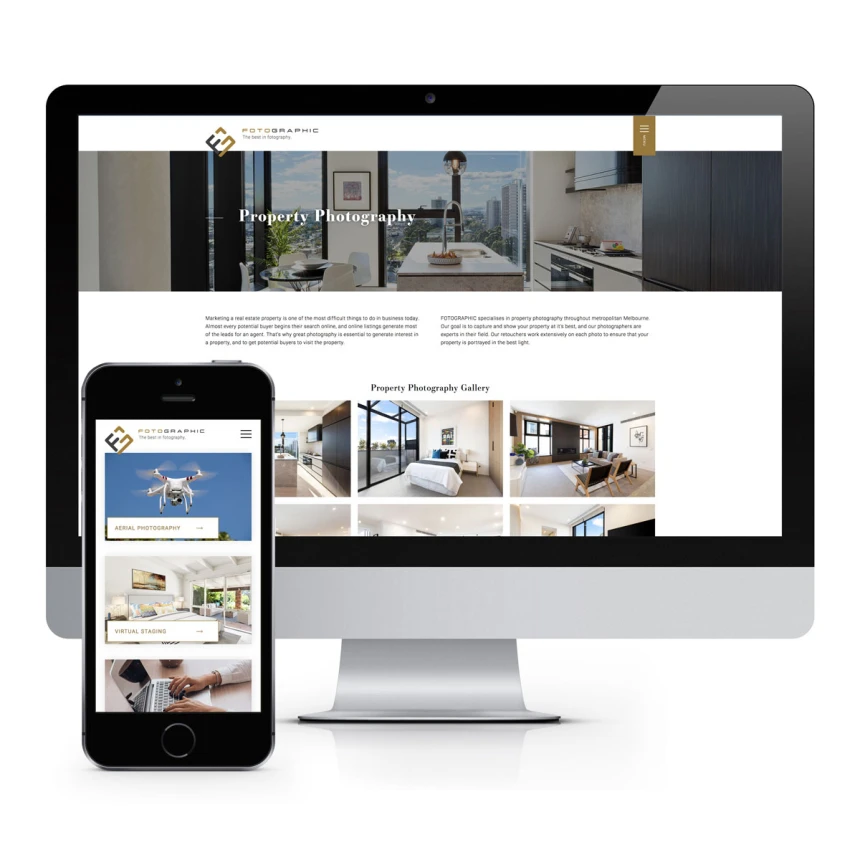 Custom Website Design for Fotographic