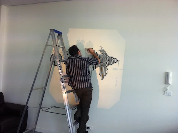 Kubota Art in the Digital Bridge Office