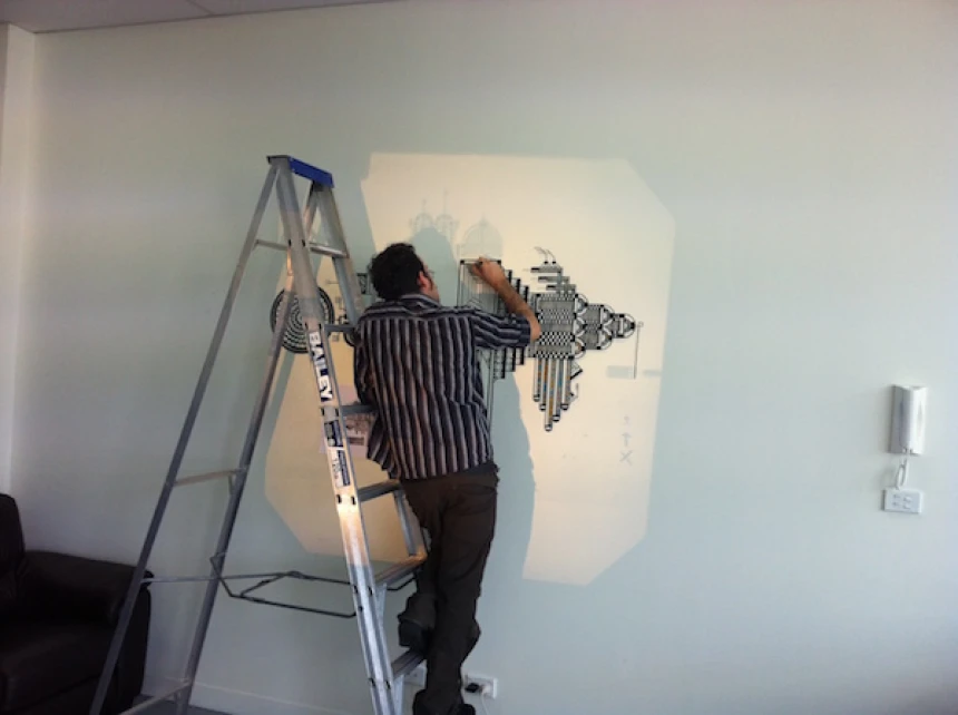 Kubota Art in the Digital Bridge Office