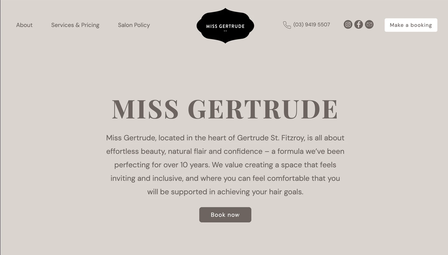Miss Gertrude